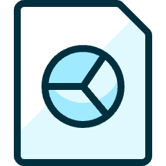 Office File Graph Icon from Ultimate Duotone Set