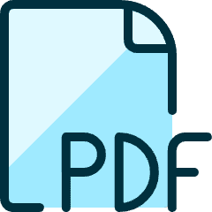 Office File Pdf 1 Icon from Ultimate Duotone Set