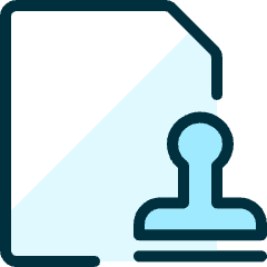 Office File Stamp Icon from Ultimate Duotone Set