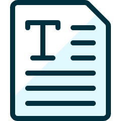 Office File Text Icon from Ultimate Duotone Set