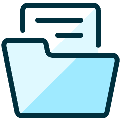 Office Folder Icon from Ultimate Duotone Set