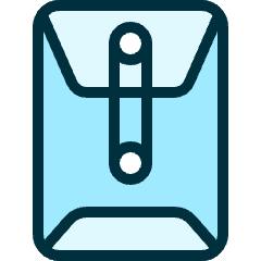 Office Folder Sealed Icon from Ultimate Duotone Set