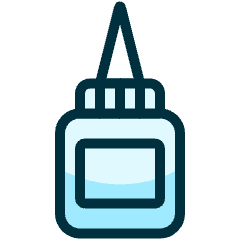 Office Glue Icon from Ultimate Duotone Set