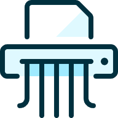 Office Shredder 1 Icon from Ultimate Duotone Set