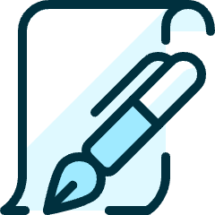 Office Sign Document Icon from Ultimate Duotone Set