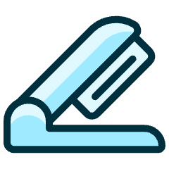 Office Stapler 1 Icon from Ultimate Duotone Set