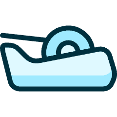 Office Tape 1 Icon from Ultimate Duotone Set