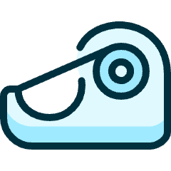 Office Tape Icon from Ultimate Duotone Set