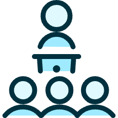 Presentation Audience Icon from Ultimate Duotone Set