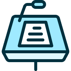 Presentation Desk Notes Icon from Ultimate Duotone Set