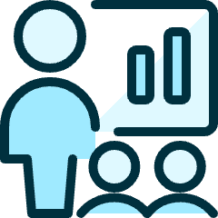 Presentation Statistics Icon from Ultimate Duotone Set