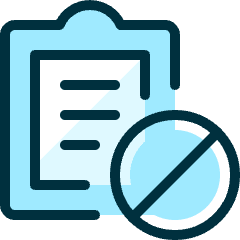 Task List Disable Icon from Ultimate Duotone Set