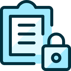 Task List Lock Icon from Ultimate Duotone Set