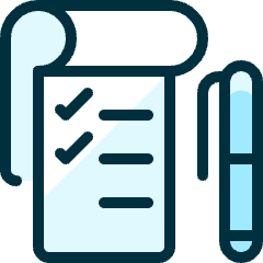 Task List Pen Icon from Ultimate Duotone Set
