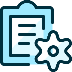 Task List Settings Icon from Ultimate Duotone Set