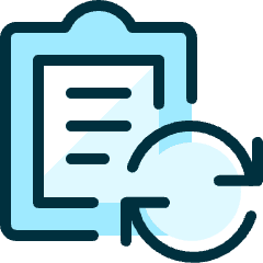 Task List Sync Icon from Ultimate Duotone Set