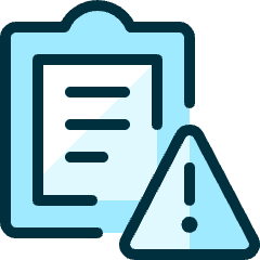 Task List Warning Icon from Ultimate Duotone Set