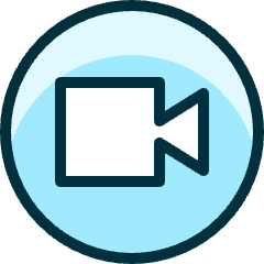 Meeting Camera Circle Icon from Ultimate Duotone Set