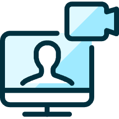 Meeting Monitor Icon from Ultimate Duotone Set