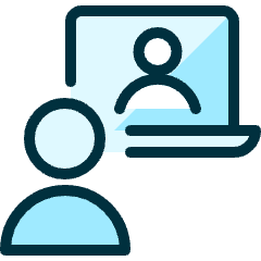 Meeting Team Laptop 1 Icon from Ultimate Duotone Set