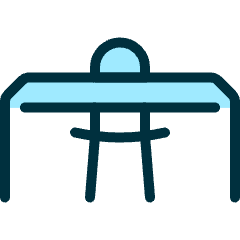 Office Chair Table 2 Icon from Ultimate Duotone Set