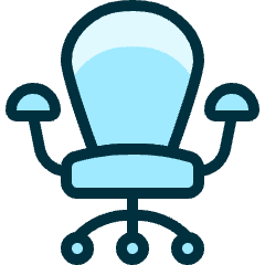 Office Chair Icon from Ultimate Duotone Set