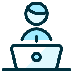 Office Employee Icon from Ultimate Duotone Set