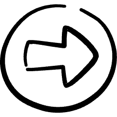 Arrow Thick Circle Right Icon from Freehand Set