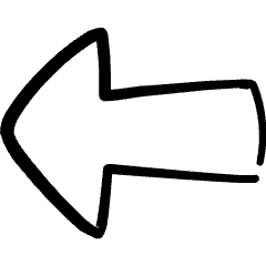 Arrow Thick Left Icon from Freehand Set