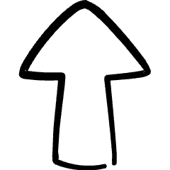 Arrow Thick Up Icon from Freehand Set