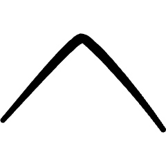 Arrow Up 1 Icon from Freehand Set