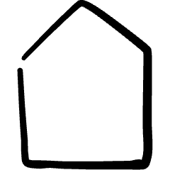 Arrow Up 2 Icon from Freehand Set