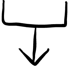 Diagram Fall Down Icon from Freehand Set