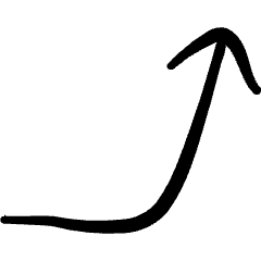 Diagram Increase Icon from Freehand Set
