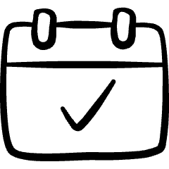 Logic Date Correct Icon from Freehand Set