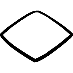 Mapping Symbol Decision Icon from Freehand Set