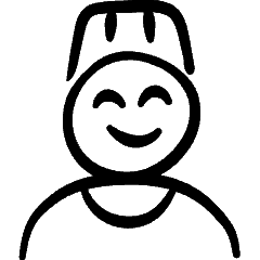 Geometric People Man 9 Icon from Freehand Set