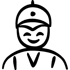 Geometric Police Man 3 Icon from Freehand Set