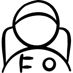 Geometric Professions Man Astronaut Icon from Freehand Set