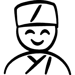 Geometric Professions Man Chef 1 Icon from Freehand Set