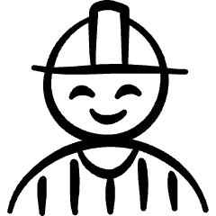 Geometric Professions Man Construction 1 Icon from Freehand Set