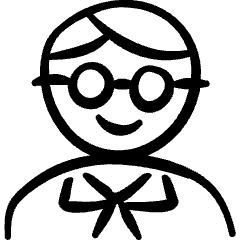 Geometric Professions Man Office 1 Icon from Freehand Set