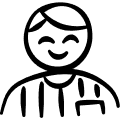 Geometric Professions Man Referee Icon from Freehand Set