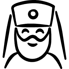 Geometric Religion Man Christian 1 Icon from Freehand Set