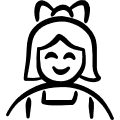 Geometric People Woman 14 Icon from Freehand Set