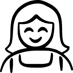 Geometric People Woman 18 Icon from Freehand Set