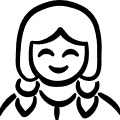 Geometric People Woman 3 Icon from Freehand Set