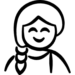 Geometric People Woman Glasses 1 Icon from Freehand Set