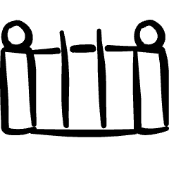 Architecture Fence Icon from Freehand Set