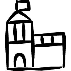 Building Flag 1 Icon from Freehand Set